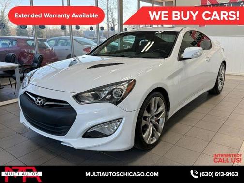 Casablanca White 2013 Hyundai Genesis Coupe 3.8 Track