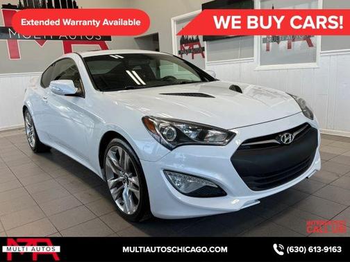 Casablanca White 2013 Hyundai Genesis Coupe 3.8 Track