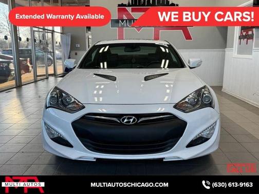 Casablanca White 2013 Hyundai Genesis Coupe 3.8 Track