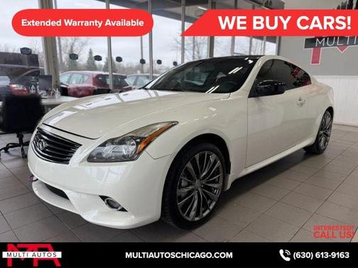 Majestic White 2015 INFINITI Q60 Base