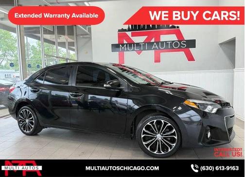 Black 2016 Toyota Corolla S Plus