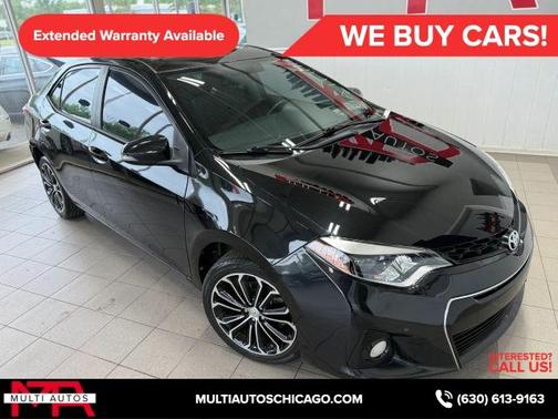 Black 2016 Toyota Corolla S Plus