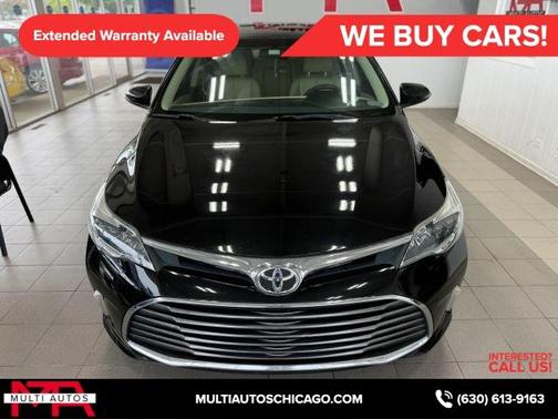 Black 2016 Toyota Avalon XLE