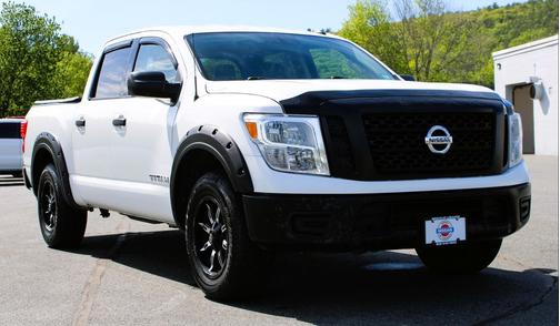 Glacier White 2019 Nissan Titan S