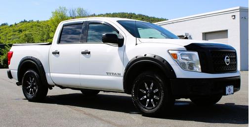 Glacier White 2019 Nissan Titan S