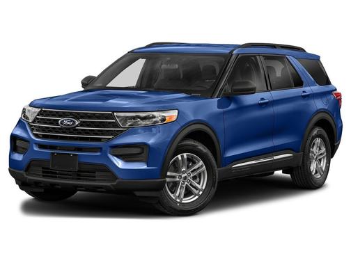 Blue 2022 Ford Explorer XLT
