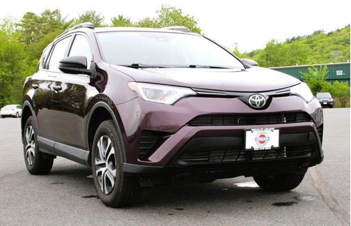 Maroon 2017 Toyota RAV4 LE