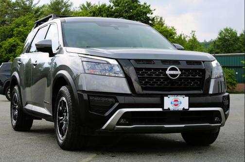 Gun Metallic 2023 Nissan Pathfinder Rock Creek 4WD
