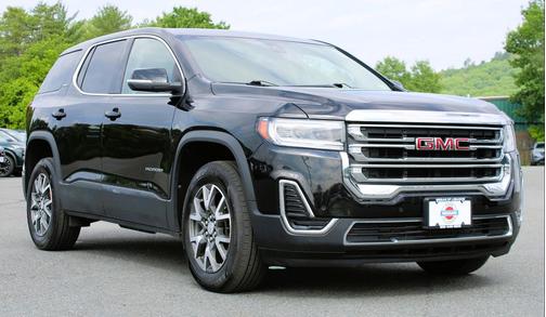 Ebony Twilight Metallic 2021 GMC Acadia AWD SLE