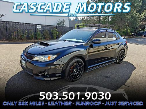 Obsidian Black Pearl 2012 Subaru Impreza WRX STi STI Limited