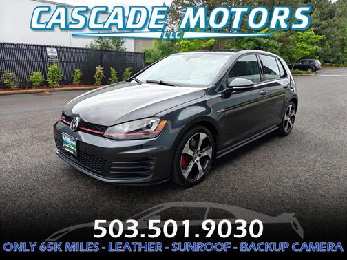 Carbon Steel Gray Metallic 2015 Volkswagen Golf GTI 2.0T Autobahn 4-Door