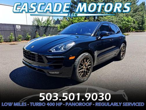 Black 2016 Porsche Macan Macan Turbo