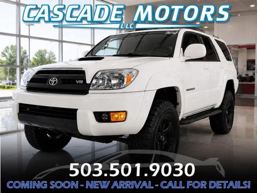 Natural White 2005 Toyota 4Runner Sport V8