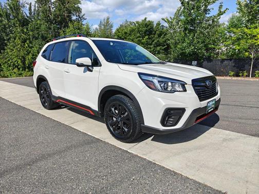 Crystal White Pearl 2019 Subaru Forester Sport