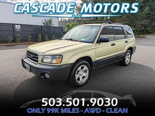 Sierra Gold Metallic/Textured Gray 2004 Subaru Forester 2.5 X