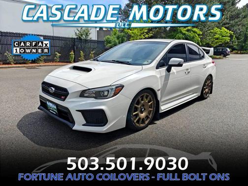 Crystal White Pearl 2018 Subaru WRX STI Base