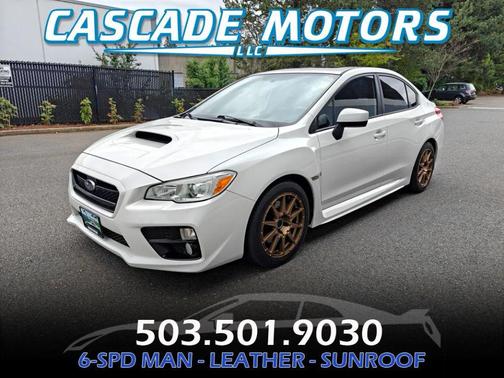 Crystal White Pearl 2015 Subaru WRX Limited