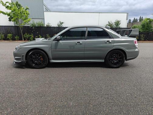 Gray 2007 Subaru Impreza WRX Sti