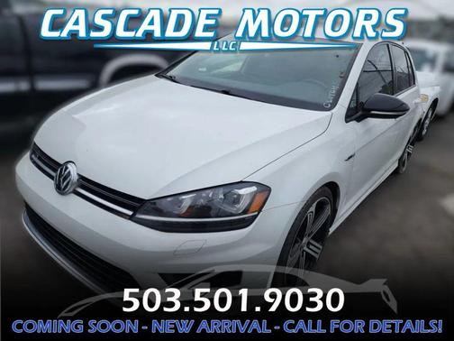 White 2016 Volkswagen Golf R Base