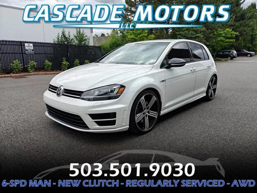 Oryx White Pearl 2016 Volkswagen Golf R 4-Door w/DCC & Navigation