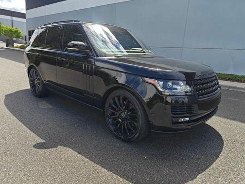 Black 2017 Land Rover Range Rover 5.0L Supercharged