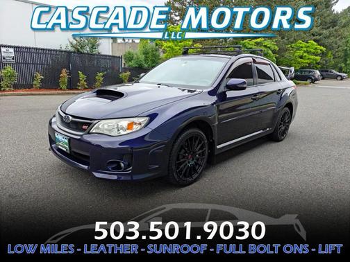 Blue 2013 Subaru Impreza WRX STI Limited
