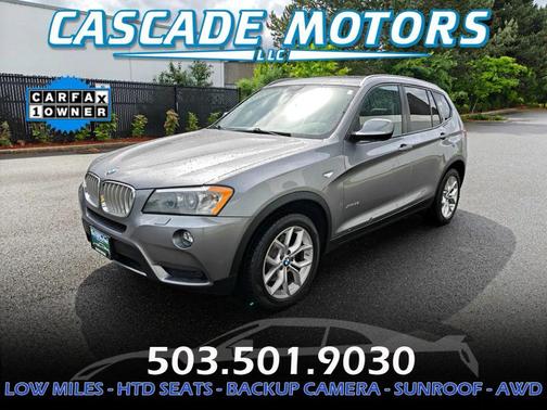 Space Gray Metallic 2014 BMW X3 xDrive35i