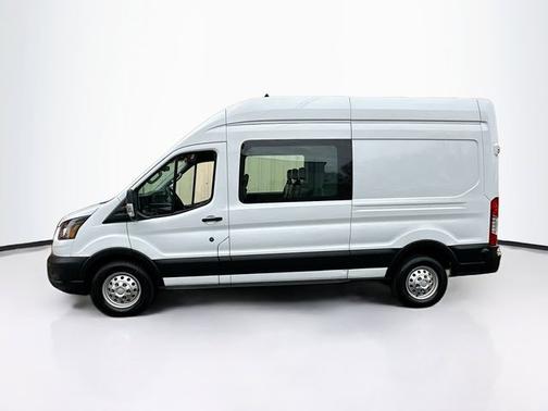 OXFORD WHITE 2023 Ford Transit-250 148 WB HIGH ROOF CREW