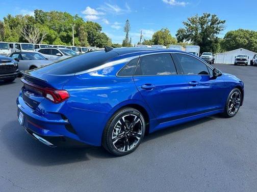 Sapphire Blue 2022 Kia K5 GT-Line