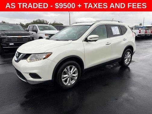 Pearl White 2016 Nissan Rogue SV