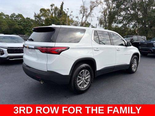 Summit White 2023 Chevrolet Traverse LS