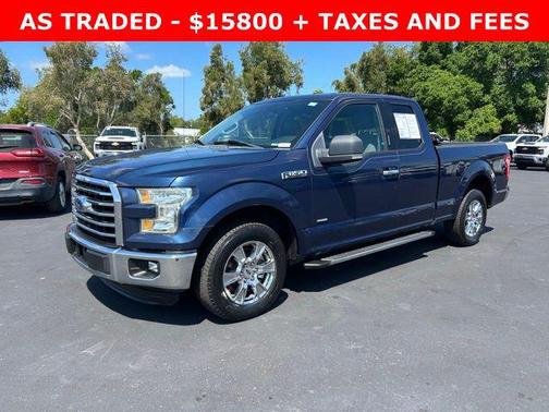 Blue 2016 Ford F-150 XLT