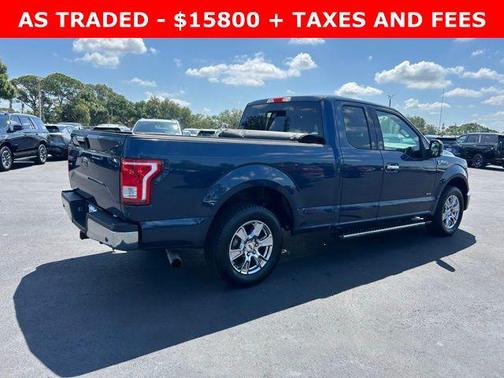 Blue 2016 Ford F-150 XLT