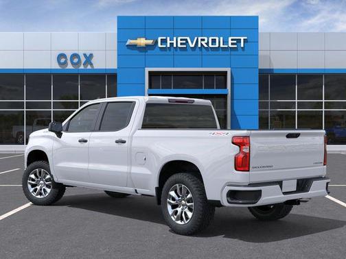 Summit White 2026 Chevrolet Silverado 1500 Custom