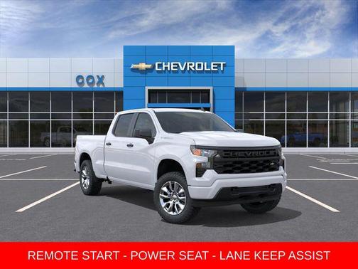 Summit White 2026 Chevrolet Silverado 1500 Custom