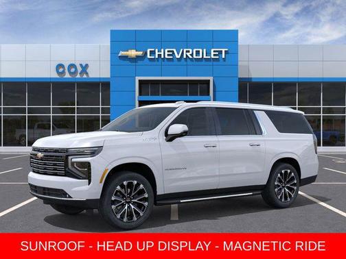 Polar White Tricoat 2026 Chevrolet Suburban High Country, 4WD