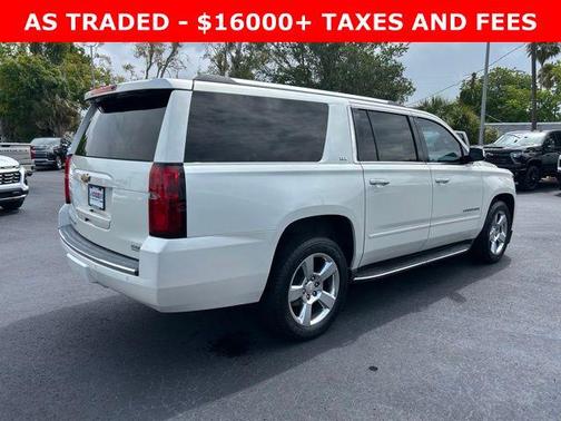 White Diamond Tricoat 2015 Chevrolet Suburban 1500 LTZ