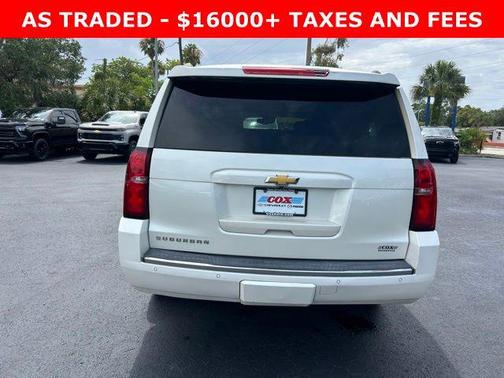 White Diamond Tricoat 2015 Chevrolet Suburban 1500 LTZ