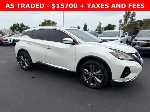 Pearl White Tricoat 2019 Nissan Murano Platinum