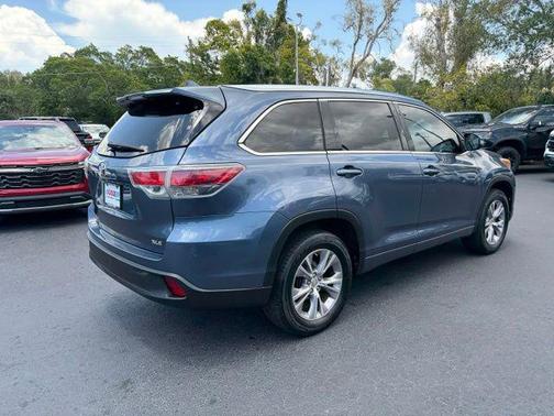 Shoreline Mist 2015 Toyota Highlander XLE