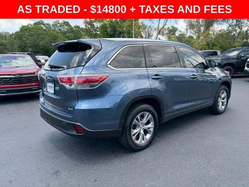 Shoreline Mist 2015 Toyota Highlander XLE