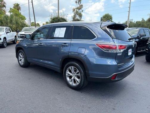 Shoreline Mist 2015 Toyota Highlander XLE