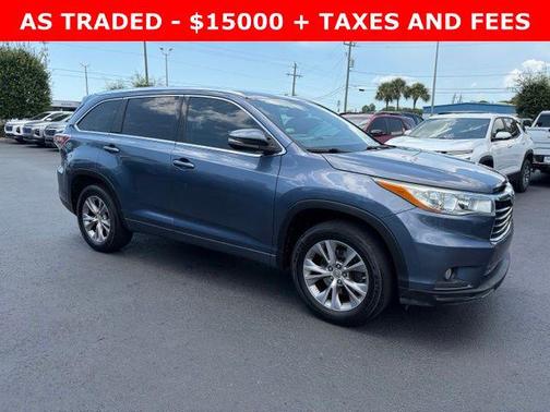 Shoreline Mist 2015 Toyota Highlander XLE