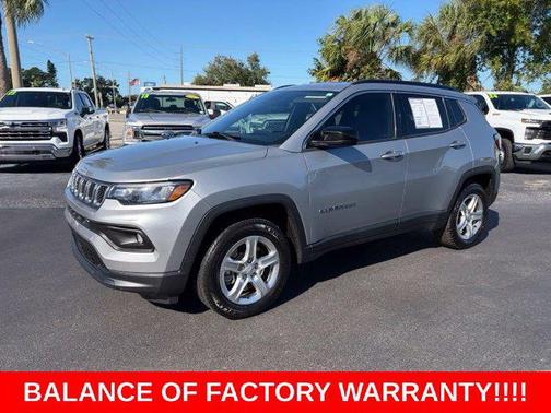 Billet Silver Metallic Clearcoat 2023 Jeep Compass Latitude