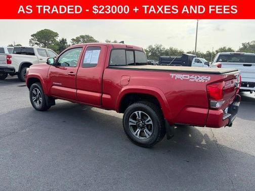 Barcelona Red Metallic 2016 Toyota Tacoma TRD Sport