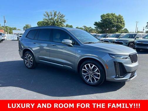 Satin Steel Metallic 2021 Cadillac XT6 Sport AWD