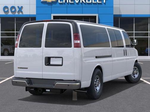 Summit White 2026 Chevrolet Express 3500 3500 Extended Wheelbase, LT, RWD