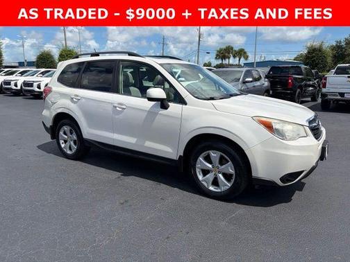 Satin White Pearl 2014 Subaru Forester 2.5i Limited