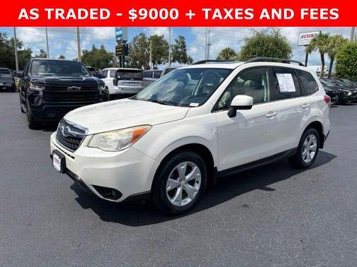 Satin White Pearl 2014 Subaru Forester 2.5i Limited