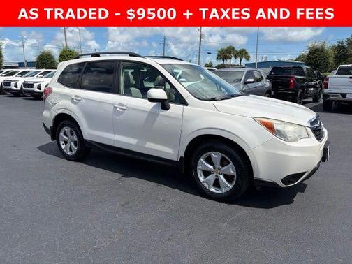 Satin White Pearl 2014 Subaru Forester 2.5i Limited